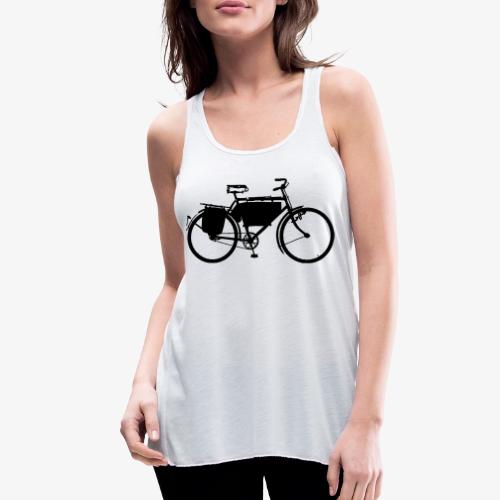swiss_army_bike_bw - Women's Flowy Tank Top by Bella