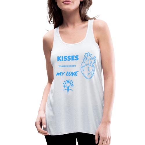 Kisses To Your Heart - Women's Flowy Tank Top by Bella