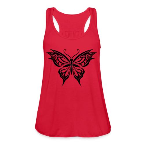 Stenciled🦋 BUTTERFLY - Women's Flowy Tank Top by Bella