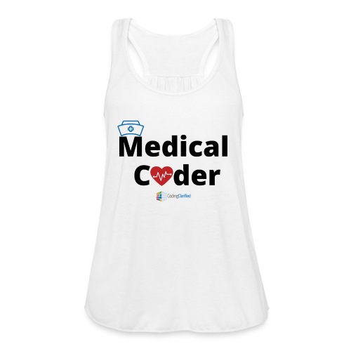 Coding Clarified Medical Coder Shirts and More - Women's Flowy Tank Top by Bella