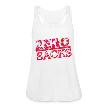 zero Sacks - Women's Flowy Tank Top by Bella - white - Front - Julia (174cm)