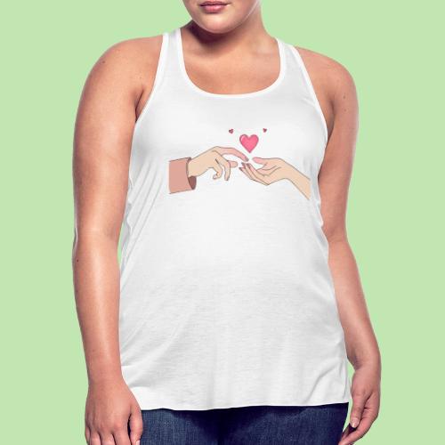 Valentine’s Touch - Women's Flowy Tank Top by Bella