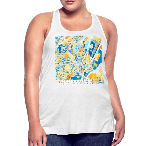 Elizabeth Block Map - Women's Flowy Tank Top by Bella