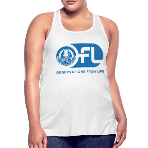 Observations from Life Logo - Women's Flowy Tank Top by Bella
