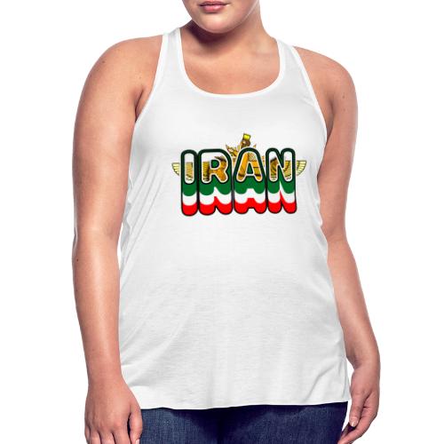 Iran Lion Sun Farvahar - Women's Flowy Tank Top by Bella