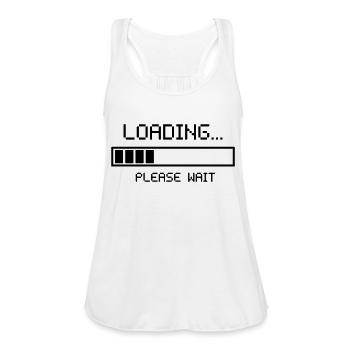 loading please wait... - Women's Flowy Tank Top by Bella - white - Front - Julia (174cm)