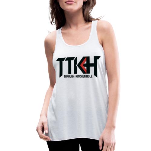 Logo TTKH Full Black - Women's Flowy Tank Top by Bella