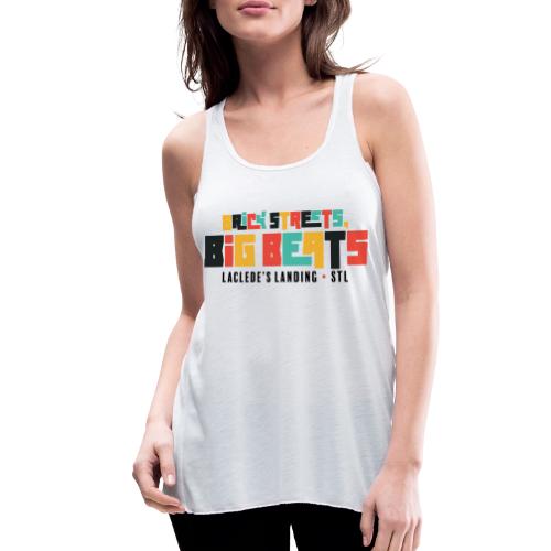 Brick Streets, Big Beats - Light - Women's Flowy Tank Top by Bella
