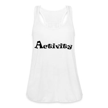 ACTIVITY - Women's Flowy Tank Top by Bella - white - Front - Julia (174cm)