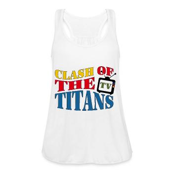 Clash of The TV Titans - Women's Flowy Tank Top by Bella - white - Front - Julia (174cm)