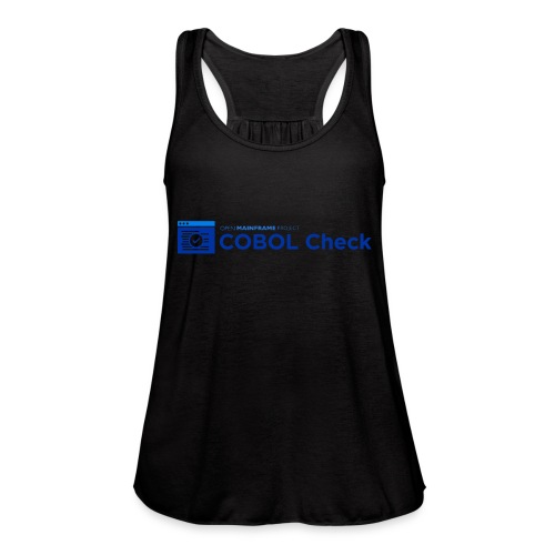 COBOL Check - Women's Flowy Tank Top by Bella