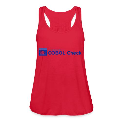 COBOL Check - Women's Flowy Tank Top by Bella