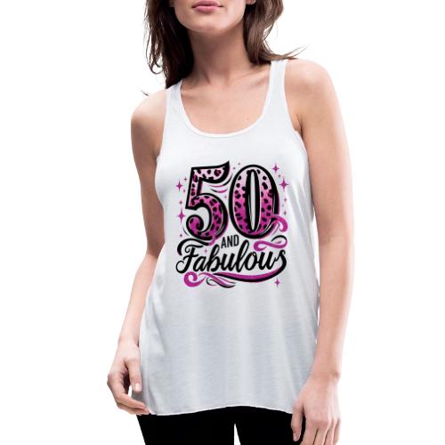 The Years Collection - 50 and Fabulous! - Women's Flowy Tank Top by Bella