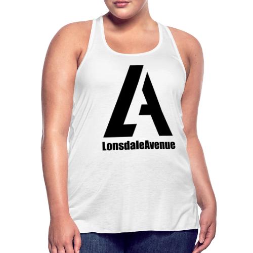 Lonsdale Avenue Logo Black Text - Women's Flowy Tank Top by Bella