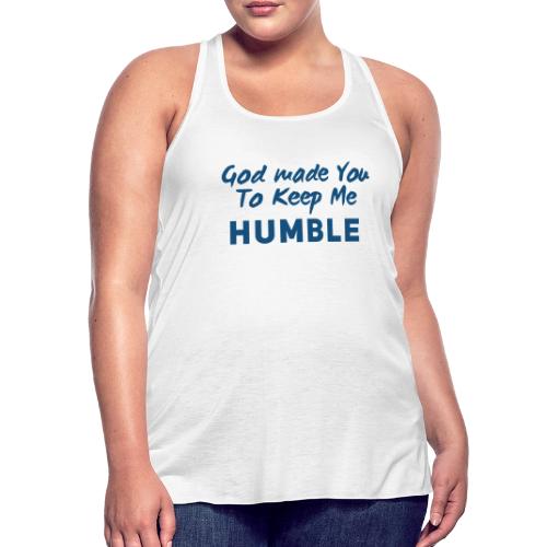 Christian Humility (blue) - Women's Flowy Tank Top by Bella