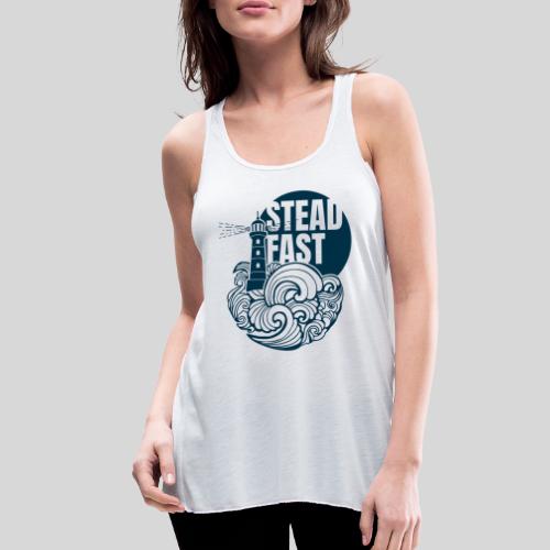 Steadfast - dark blue - Women's Flowy Tank Top by Bella