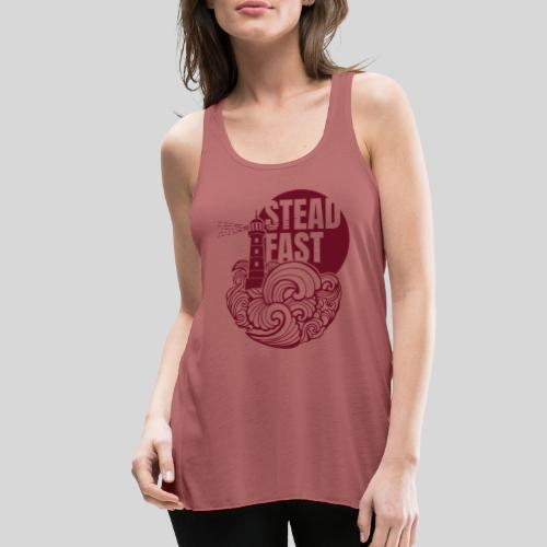 Steadfast - red - Women's Flowy Tank Top by Bella