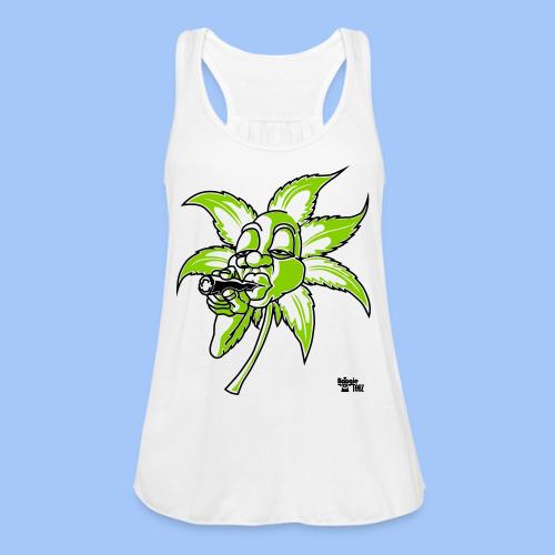 smoking leaf - Women's Flowy Tank Top by Bella