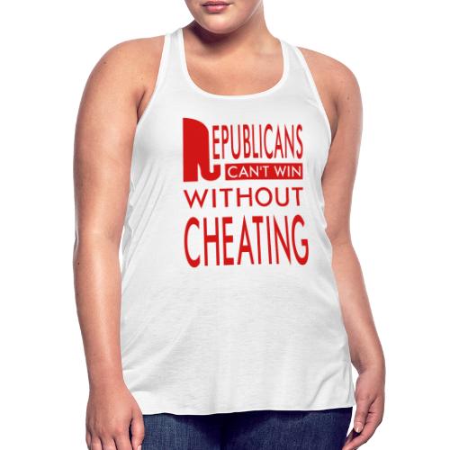 Republicans Always Cheat T-shirts - Women's Flowy Tank Top by Bella