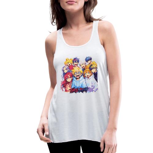 Thrill Rush Anime Squad Streetwear - Women's Flowy Tank Top by Bella