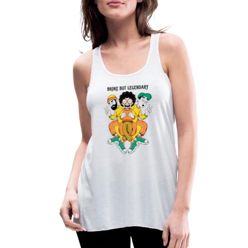 Legendary Broke Crew Retro - Women's Flowy Tank Top by Bella
