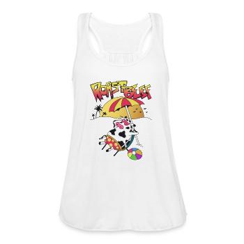 Roast Beef - Women's Flowy Tank Top by Bella - white - Front - Julia (174cm)