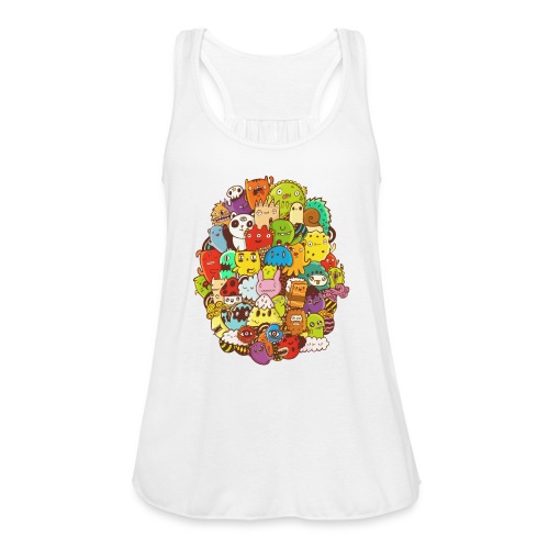 Doodle for a poodle - Women's Flowy Tank Top by Bella