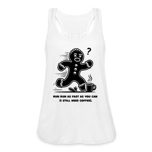 Gingerbread Man T-Shirt - Women's Flowy Tank Top by Bella