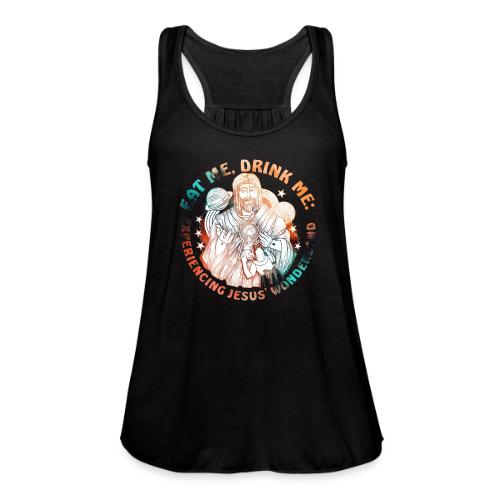 Eat Me Drink Me Podcast original logo - Women's Flowy Tank Top by Bella