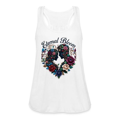 Eternal Bloom Embrace T-Shirt - Women's Flowy Tank Top by Bella