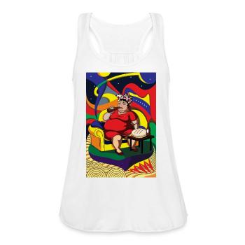 Harina Pan Venezuela - Women's Flowy Tank Top by Bella - white - Front - Julia (174cm)