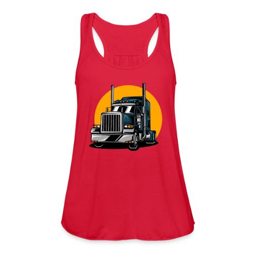 Tractor Trailer - Women's Flowy Tank Top by Bella