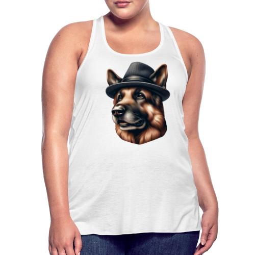 German Shepherd The Gentlemen - Women's Flowy Tank Top by Bella