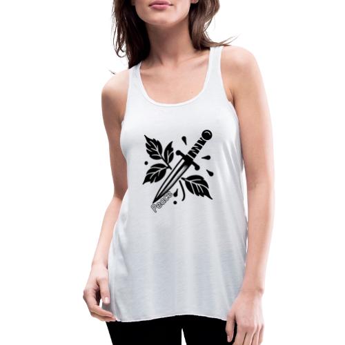 Peace - Women's Flowy Tank Top by Bella