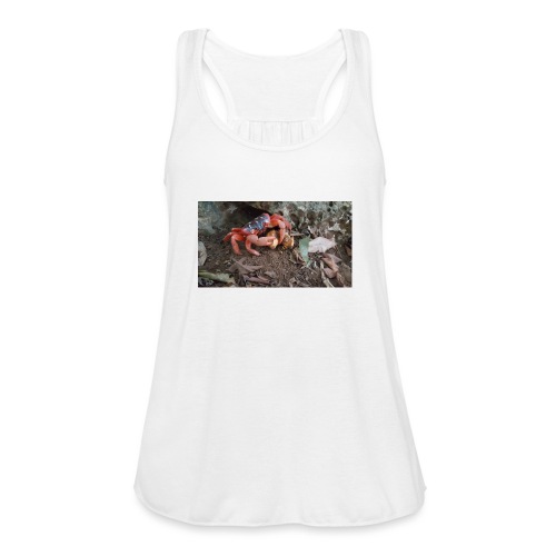 Red Crab - Women's Flowy Tank Top by Bella