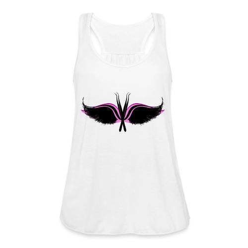 Lash Tweezer Wings black - Women's Flowy Tank Top by Bella