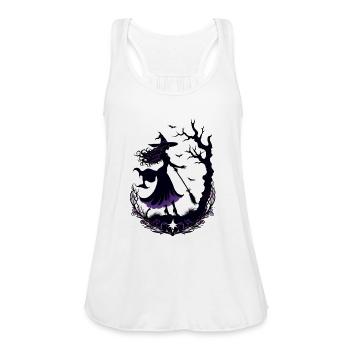 witches - Women's Flowy Tank Top by Bella - white - Front - Julia (174cm)