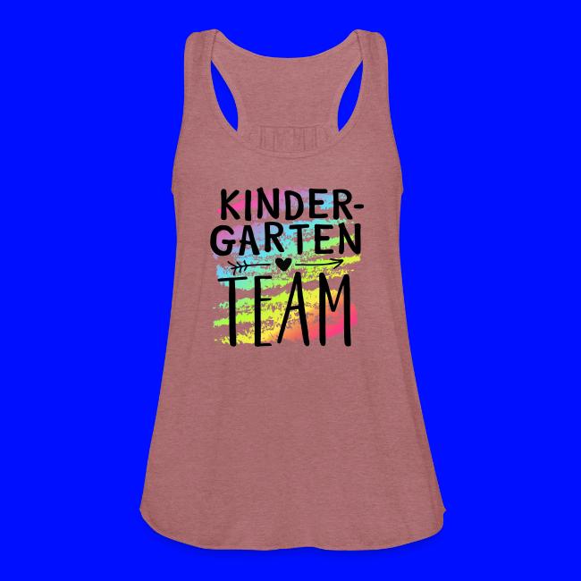 Kindergarten Team Crayon Splash Teacher T-Shirts