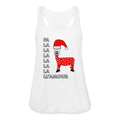 Christmas llama. - Women's Flowy Tank Top by Bella