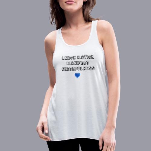 I.mage A.ction M.anifest - Black #2 - Women's Flowy Tank Top by Bella