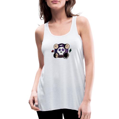Moon Skull from Outer Space - Women's Flowy Tank Top by Bella