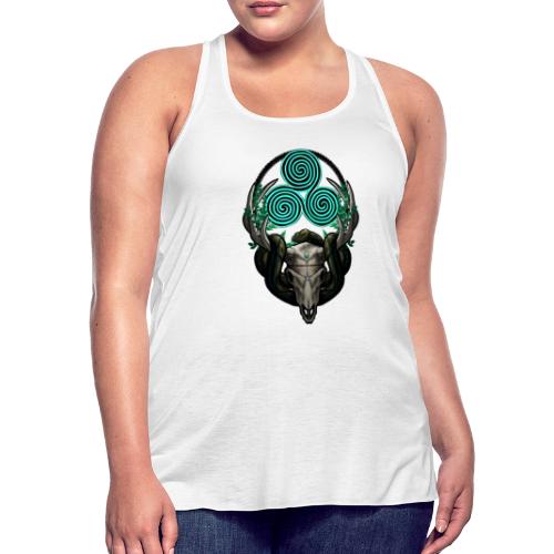 The Antlered Crown (No Text) - Women's Flowy Tank Top by Bella