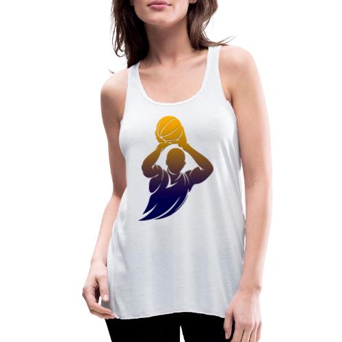 Basketball player - Women's Flowy Tank Top by Bella