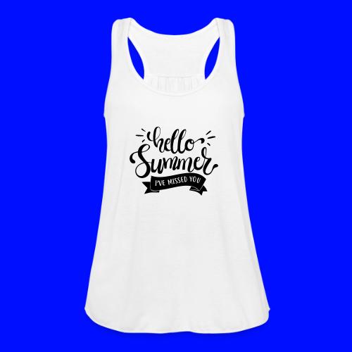Summer I've Missed You Teacher T-Shirts - Women's Flowy Tank Top by Bella