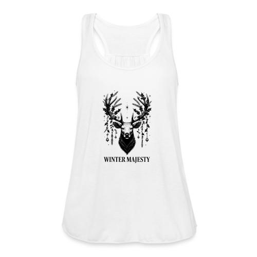 Majestic Reindeer T-Shirt, Poster, & Mug - Women's Flowy Tank Top by Bella