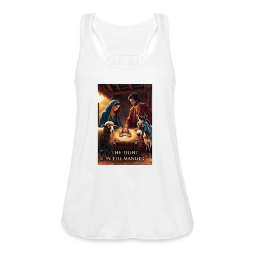 Nativity Manger T-Shirt - Women's Flowy Tank Top by Bella