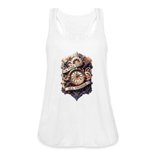Ornate Clockwork T-Shirt - Women's Flowy Tank Top by Bella