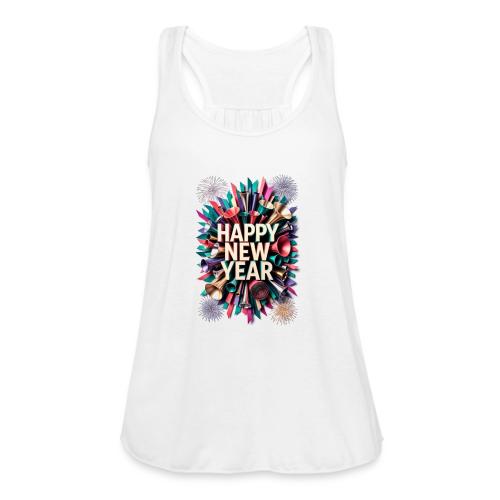 New Year's Party Horn T-Shirt - Women's Flowy Tank Top by Bella
