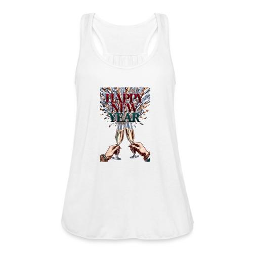 Toasting Hands T-Shirt Confetti Shower Premium - Women's Flowy Tank Top by Bella