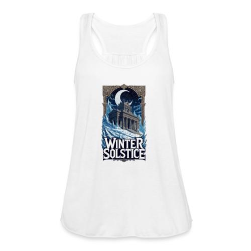 Winter Solstice Temple T-Shirt - Women's Flowy Tank Top by Bella